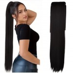 Extensie de par coada dreapta cu snur 70 cm Brunet CYF71541# Extensie de par coada dreapta cu snur 70 cm Brunet CYF71541#